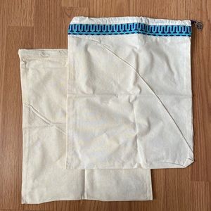 ❤️ Two Tory Burch Travel Dust Shoe Bags NWOT